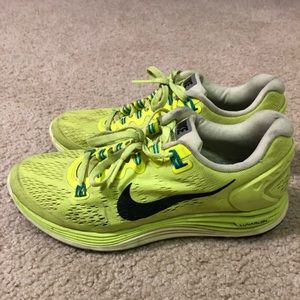 Nike Lunarglide 5 Women's Neon Green Running Shoes